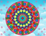 Dibujo Mandala flor con círculos pintado por micky729