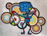 Dibujo Robot con un ratón pintado por Daniel777