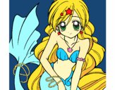 Dibujo Sirena 3 pintado por MikuCat