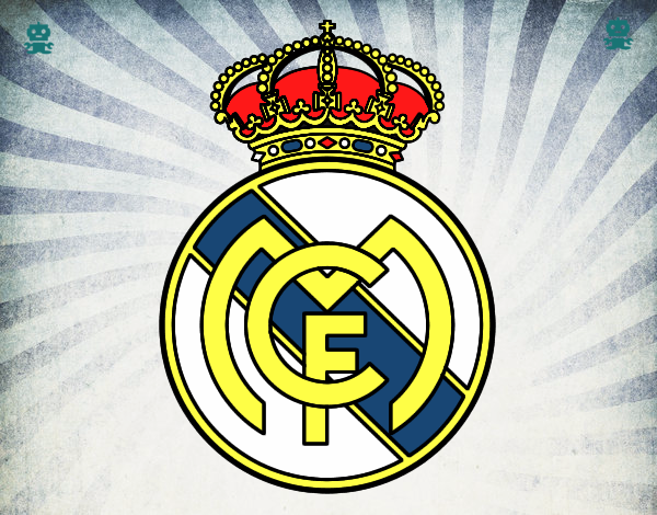 Dibujo Escudo del Real Madrid C.F. pintado por Gary777