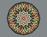 Dibujo Mandala naturaleza pintado por emps