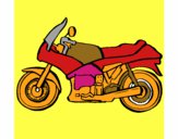 Dibujo Motocicleta pintado por LACLUIS