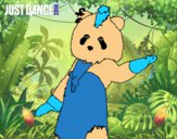 Dibujo Oso Panda Just Dance pintado por LunaLunita