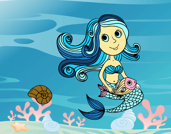 Sirena y su pez