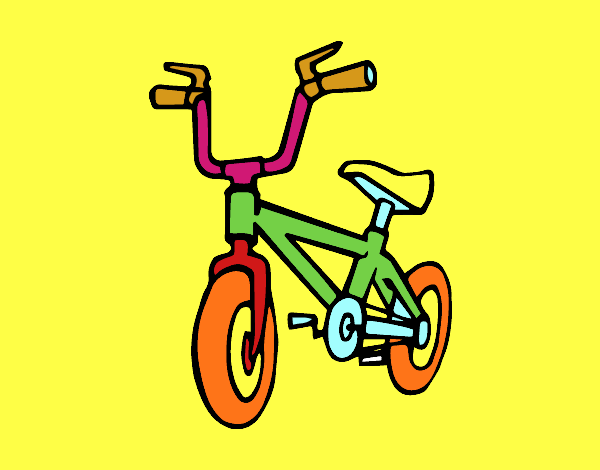 Dibujo Bicicleta infantil pintado por LACLUIS