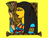 Dibujo Cleopatra pintado por asialzi