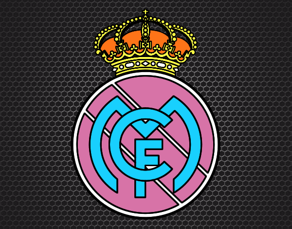 Dibujo Escudo del Real Madrid C.F. pintado por sergiomesa