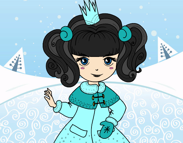 Dibujo Princesa del invierno pintado por MariamAmin