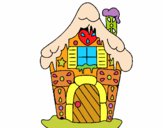 Dibujo Casa de caramelo pintado por Dai27