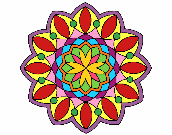 Dibujo Mandala 20 pintado por LULA1096