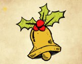 Dibujo Una campana de Navidad pintado por mirianleo