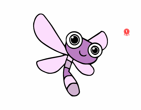 Dibujo Una libélula pintado por lalalu05
