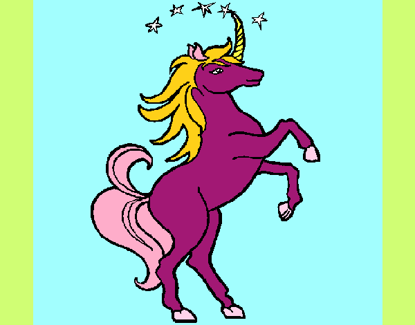 Dibujo Unicornio pintado por ryes