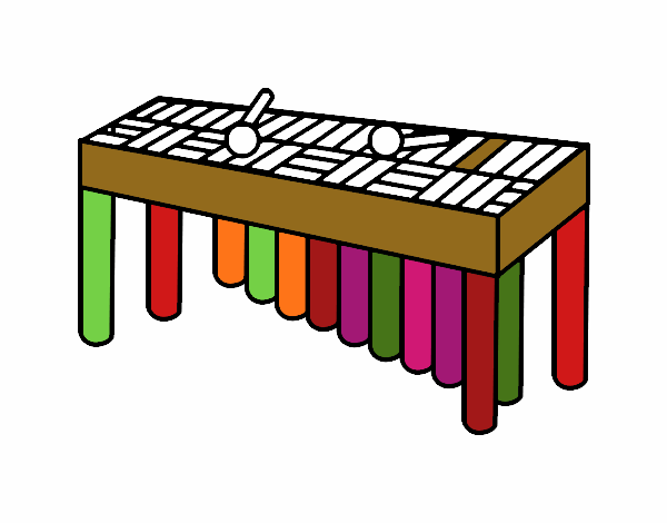 Dibujo Xilófono orquesta pintado por zowy