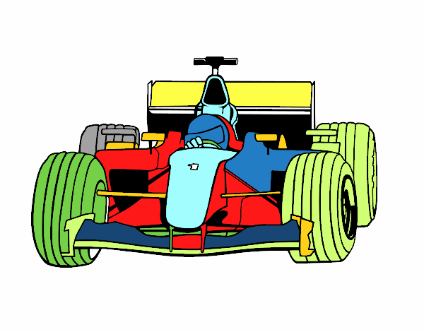 Dibujo Coche de F1 pintado por maximolp