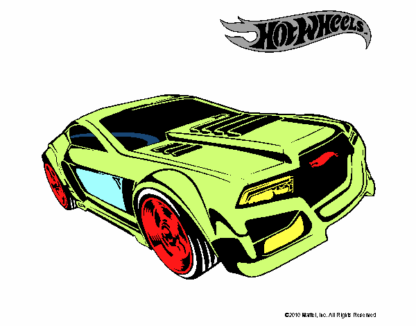 Dibujo Hot Wheels 5 pintado por maximolp