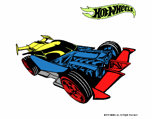 Dibujo Hot Wheels 9 pintado por maximolp