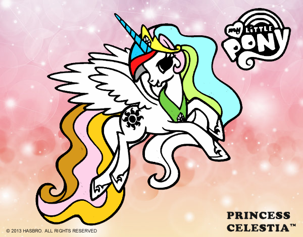 Dibujo Princess Celestia pintado por rebecasanc