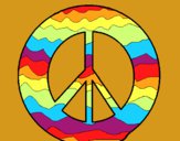 Dibujo Símbolo de la paz pintado por Ali2004