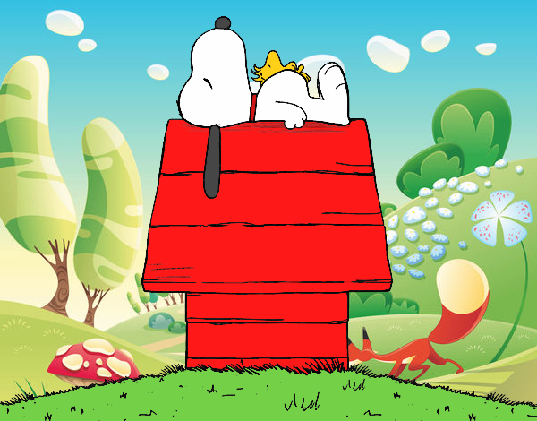 Snoopy y su amigo