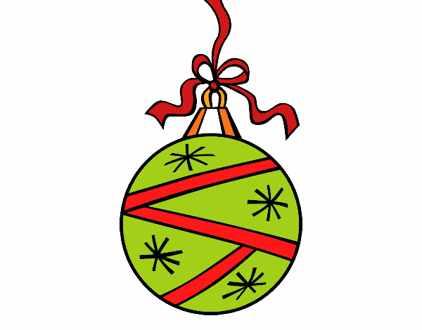 Dibujo Una bola de Navidad pintado por bombonz