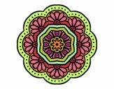 Dibujo Mandala mosaico modernista pintado por RUBI45