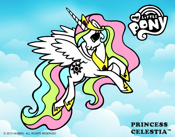 Dibujo Princess Celestia pintado por meagan