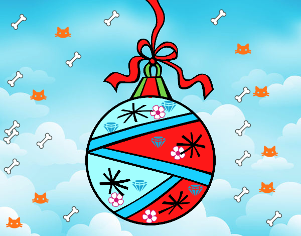 Dibujo Una bola de Navidad pintado por yarix