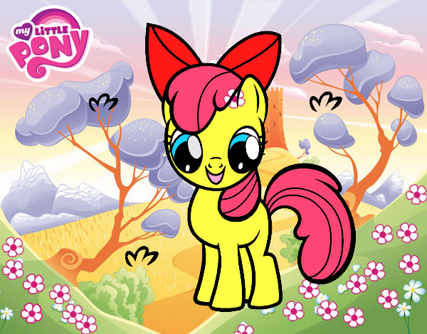 Dibujo Apple Bloom pintado por nora-H