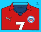 Camiseta del mundial de fútbol 2014 de Chile