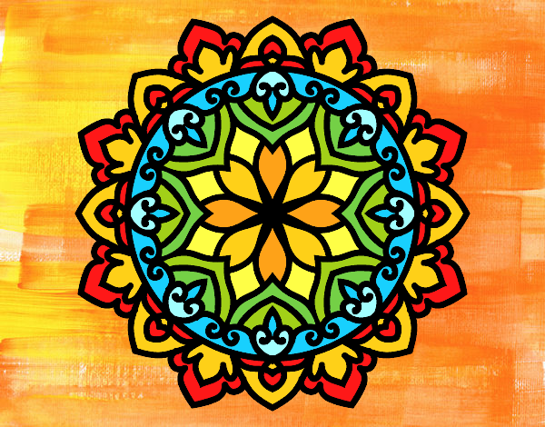 Dibujo Mandala celta pintado por Gladiolo