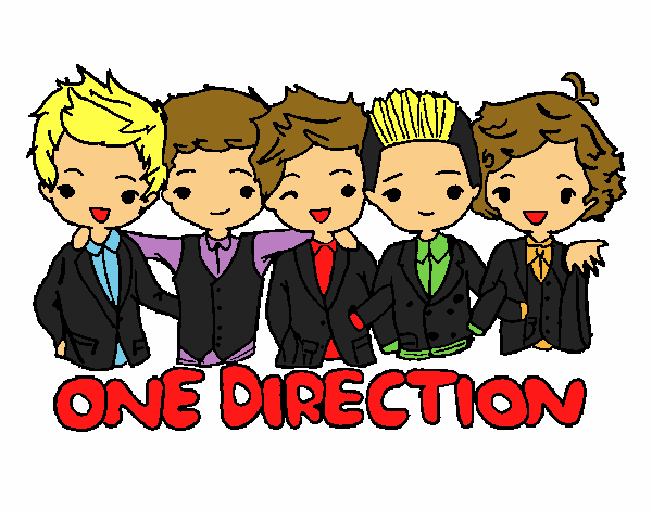 Dibujo One direction pintado por 1DZquad