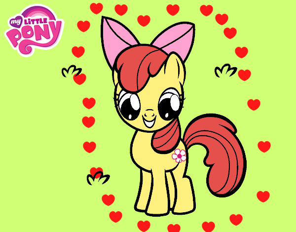 Dibujo Apple Bloom pintado por surisarai