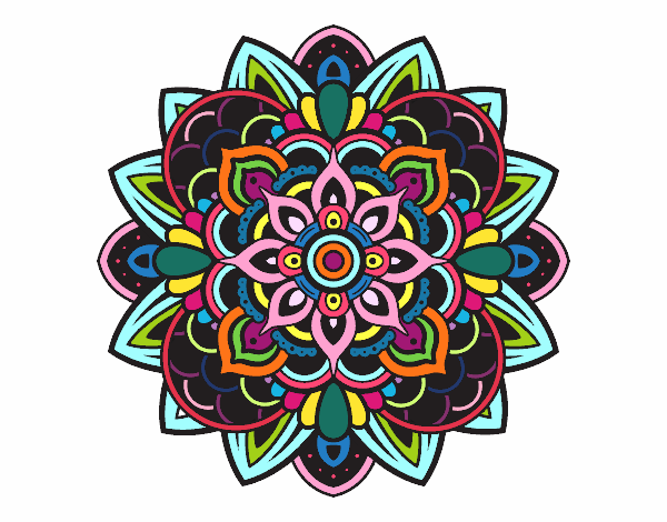 Dibujo Mandala decorativa pintado por Emilia1313