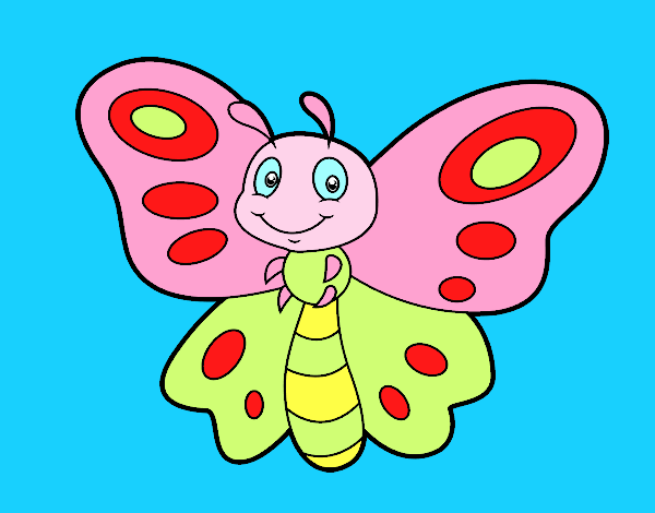 Dibujo Mariposa fantasía pintado por yurachan