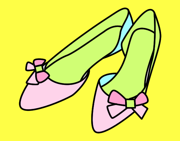 Dibujo Zapatos con lazos pintado por yurachan