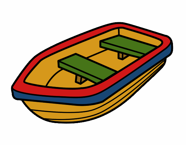 Dibujo Barca pintado por salvavidas