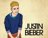 Dibujo Justin Bieber pintado por lucia26