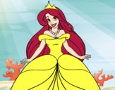 Dibujo Princesa Ariel pintado por bbcamila