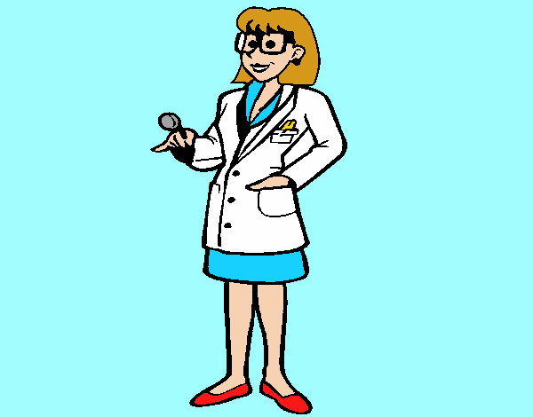 Dibujo Doctora con gafas pintado por Arii_love