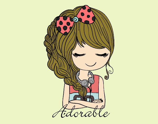 Dibujo Joven Adorable pintado por MYC10