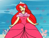 Dibujo Princesa Ariel pintado por marinrubi