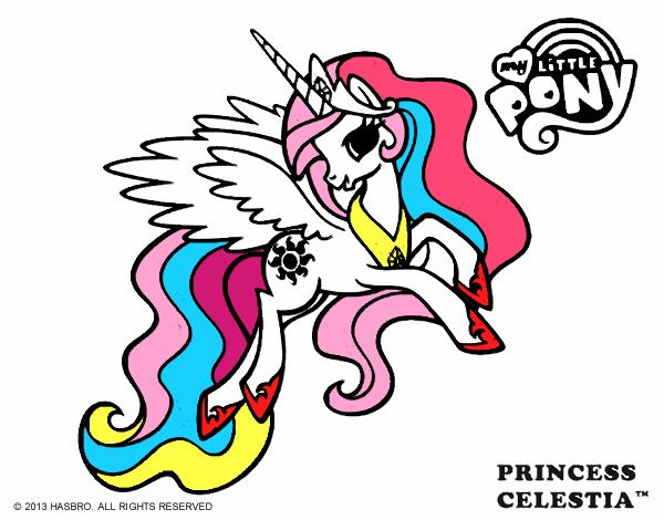 Dibujo Princess Celestia pintado por mairelys