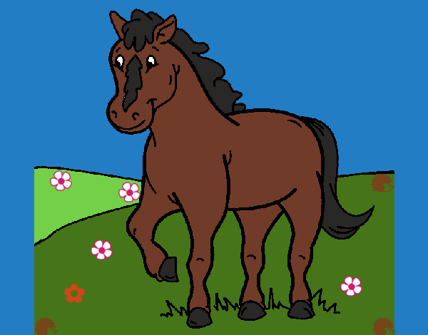 Dibujo Caballo 4 pintado por linda423