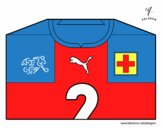 Camiseta del mundial de fútbol 2014 de Suiza