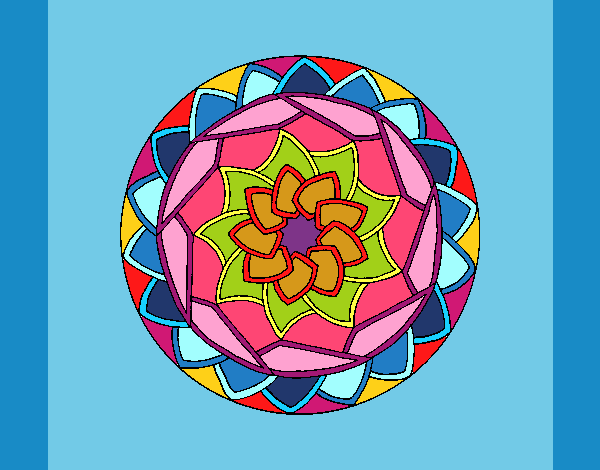 Dibujo Mandala 1 pintado por Ramon45