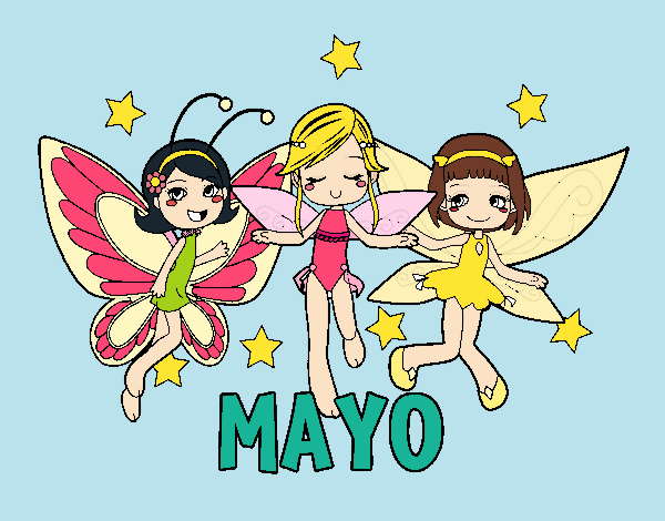 Dibujo Mayo pintado por mariabm14