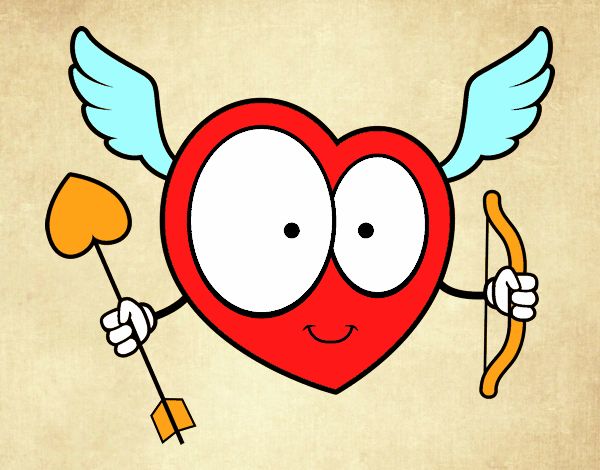 Dibujo Corazón Cupido pintado por BerthitaDZ