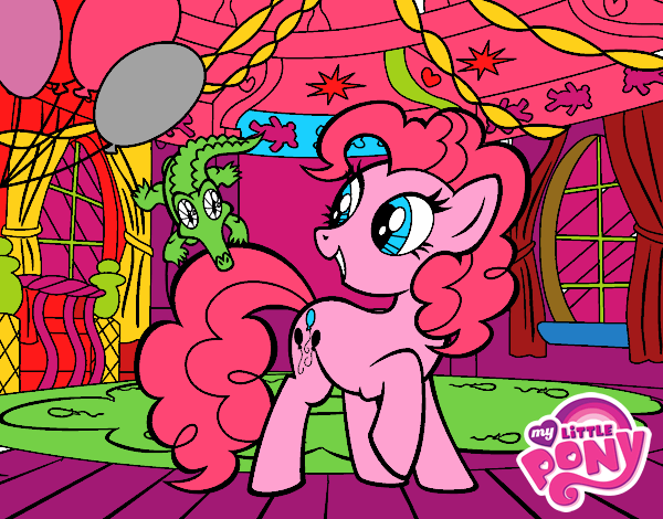 Dibujo El cumpleaños de Pinkie Pie pintado por Mlpcloudy