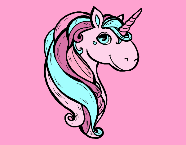 Dibujo de Un unicornio pintado por en Dibujos.net el día 16-02-16 a las